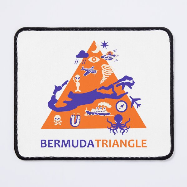 Item preview, Bermuda Triangle Illustration designed and sold by Traveldrawings.