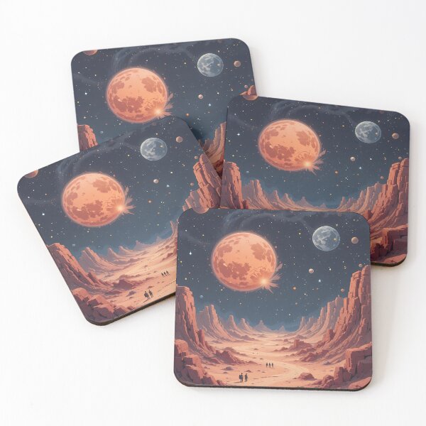 Item preview, Mars Martian Landscapes Space Travel Red Planet designed and sold by ART ATTACK ZONE.
