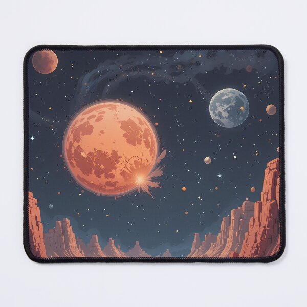 Item preview, Mars Martian Landscapes Space Travel Red Planet designed and sold by ART ATTACK ZONE.