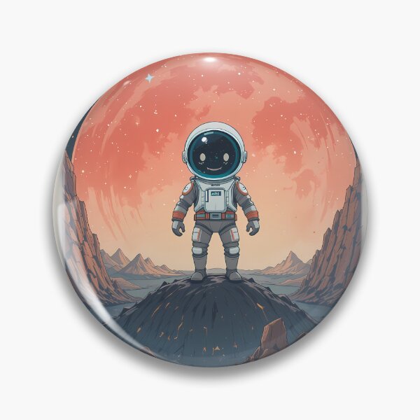 Item preview, Mars Astronaut Martian Landscapes Space Travel Red Planet designed and sold by ART ATTACK ZONE.