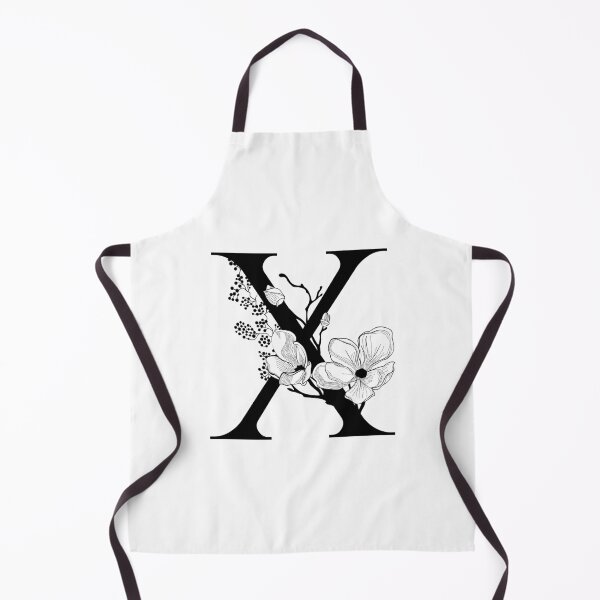 Item preview, Letter X Monogram - Floral Initial designed and sold by ZenNature.