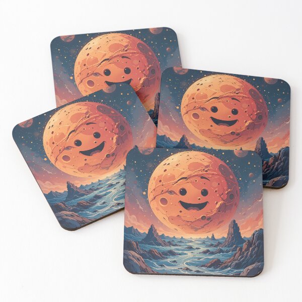 Item preview, Mars Moon Martian Landscapes Space Travel Red Planet designed and sold by ART ATTACK ZONE.