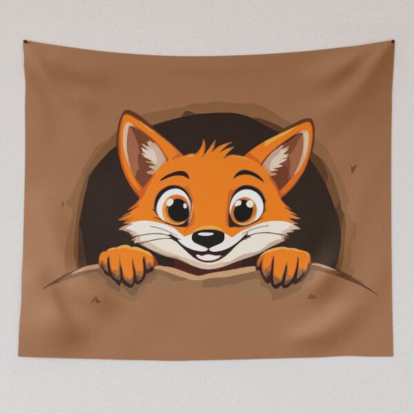 Item preview, Fox Went Into the Hole – Funny Fox Design - No Text designed and sold by SteadyRolling.