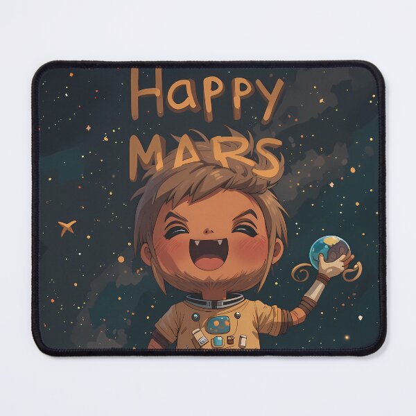 Item preview, Happy Mars Adventures Landscapes Space Travel Red Planet designed and sold by ART ATTACK ZONE.