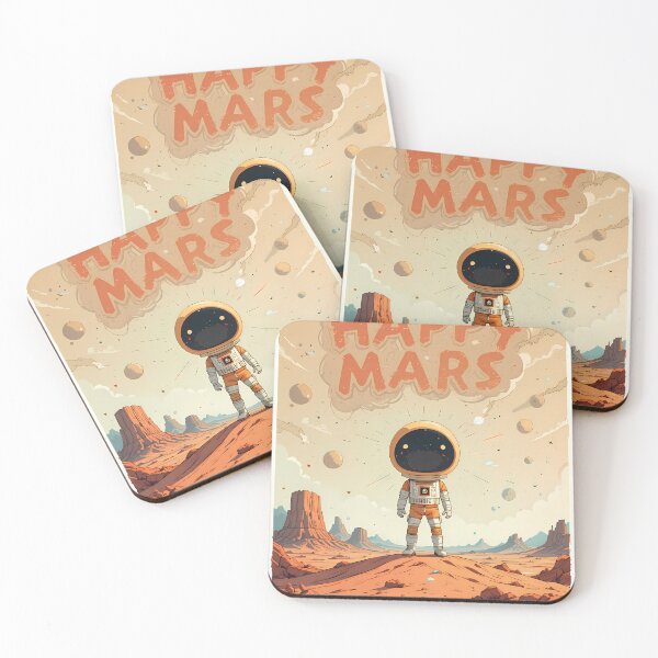Item preview, Mars Happy Landscapes Space Travel Red Planet designed and sold by ART ATTACK ZONE.