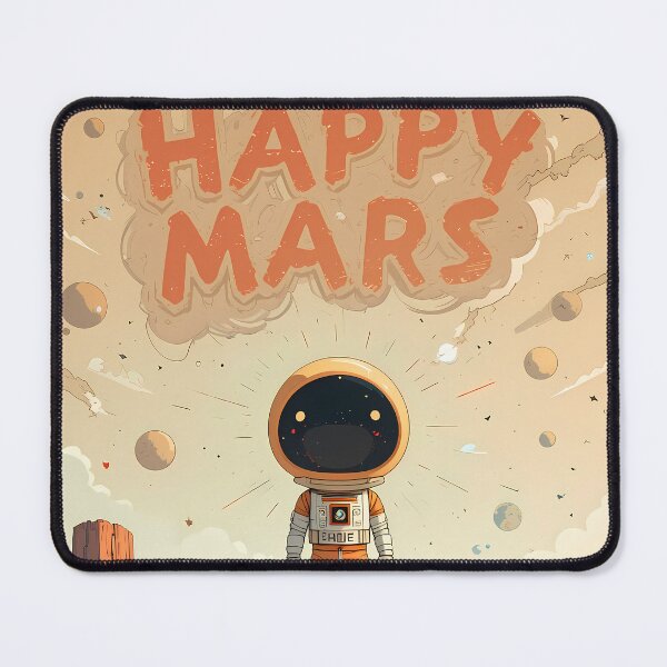 Item preview, Mars Happy Landscapes Space Travel Red Planet designed and sold by ART ATTACK ZONE.