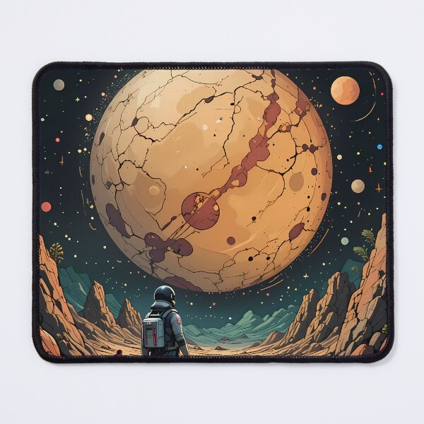 Item preview, Surreal Adventures Martian Landscapes Space Travel Red Planet designed and sold by ART ATTACK ZONE.