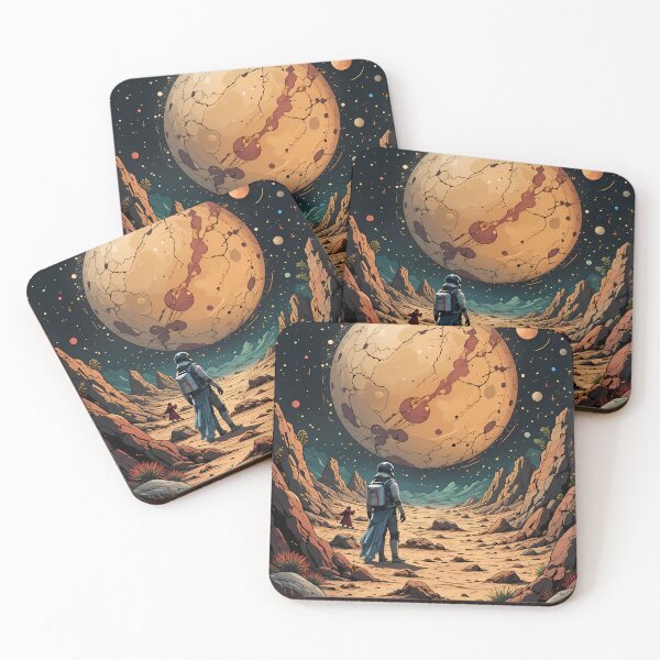 Item preview, Surreal Adventures Martian Landscapes Space Travel Red Planet designed and sold by ART ATTACK ZONE.