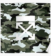 Off White Camo Poster