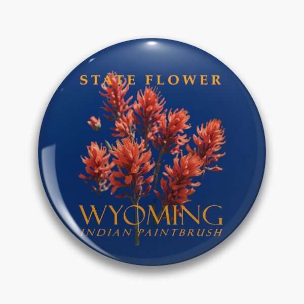 Item preview, Wyoming Territory Flower The Desert Paintbrush designed and sold by taiche.