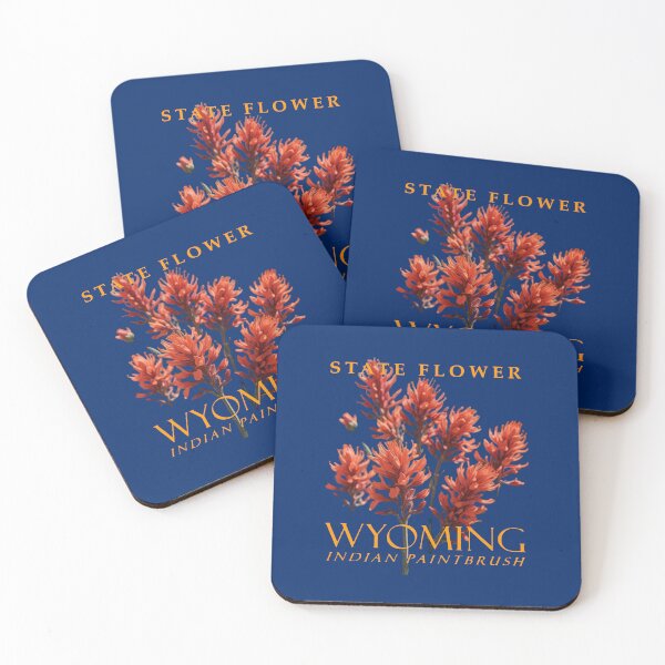 Item preview, Wyoming Territory Flower The Desert Paintbrush designed and sold by taiche.