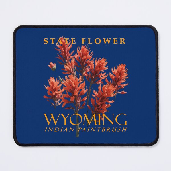 Item preview, Wyoming Territory Flower The Desert Paintbrush designed and sold by taiche.
