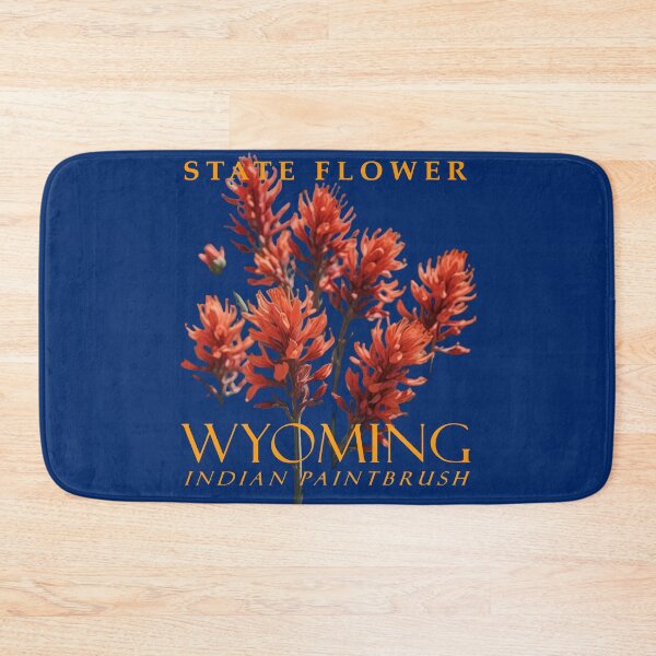 Item preview, Wyoming Territory Flower The Desert Paintbrush designed and sold by taiche.