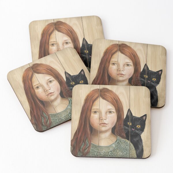 Item preview, Painted Girl on the Fence designed and sold by AJSRPrints.