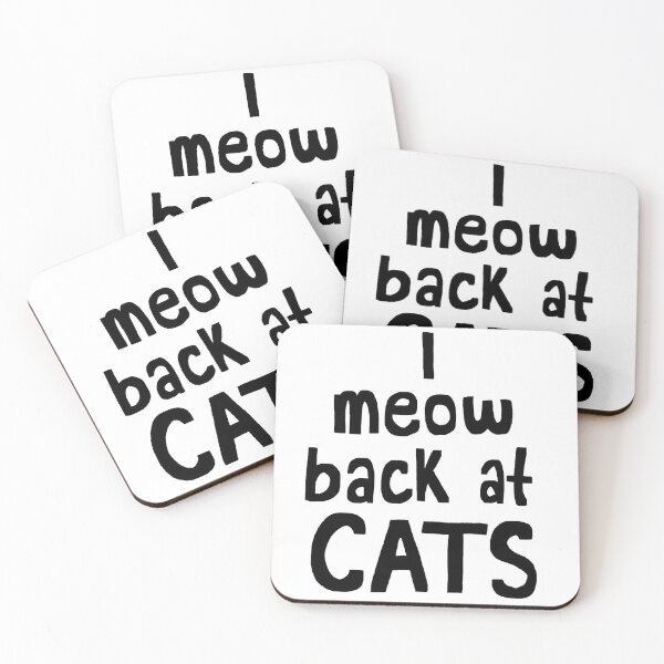 Item preview, I meow back at cats! designed and sold by garlicbread.475.