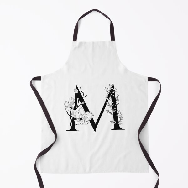 Item preview, Letter M Monogram - Floral Initial designed and sold by ZenNature.