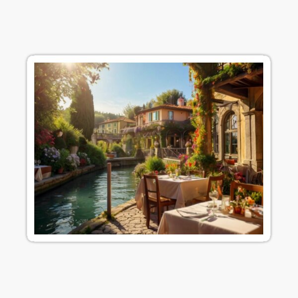 Item preview, Dine in a Dream: A Magical Restaurant by the Canal designed and sold by BlareBlare.