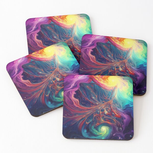 Item preview, Vibrant Psychedelic Dreamscape – Surreal Cosmic Wonderland designed and sold by TrippyFest.