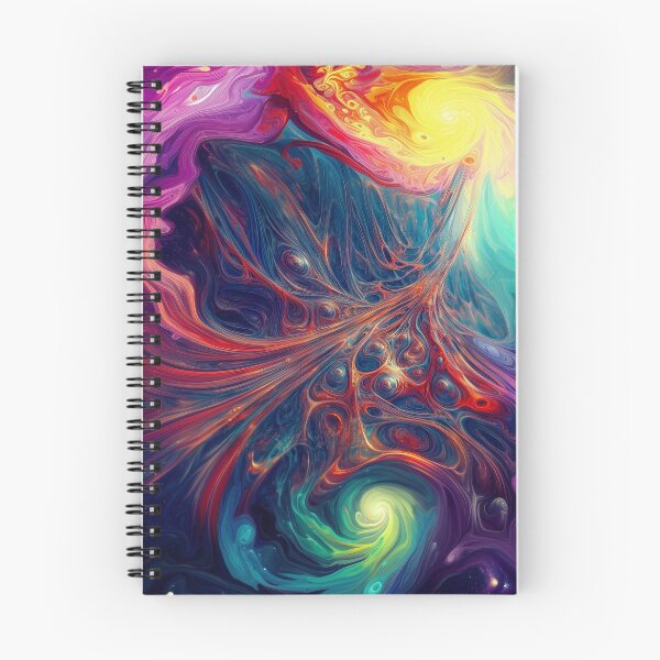 Item preview, Vibrant Psychedelic Dreamscape – Surreal Cosmic Wonderland designed and sold by TrippyFest.