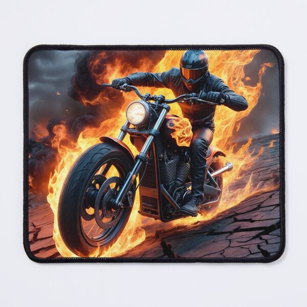 Item preview, Flaming Rider - Motorcycle Fury designed and sold by 3T3rnalArts.