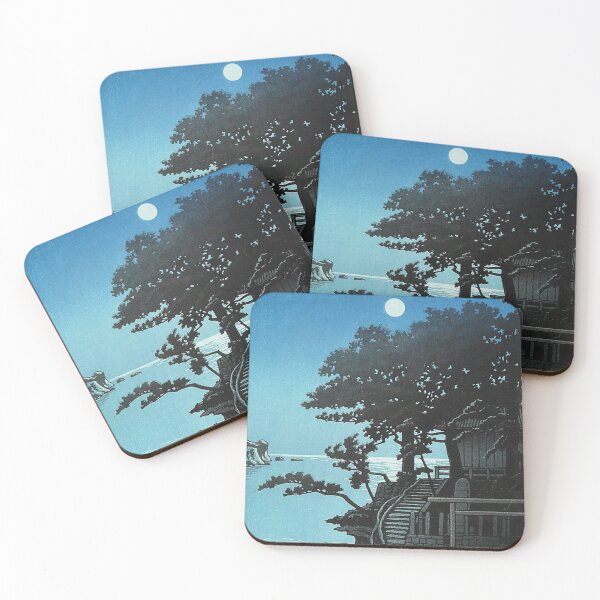 Item preview, Moon view on the beach designed and sold by sayaribuana.