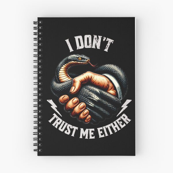 Item preview, I don't trust myself - Snake & Trust designed and sold by beDiceDesigns.