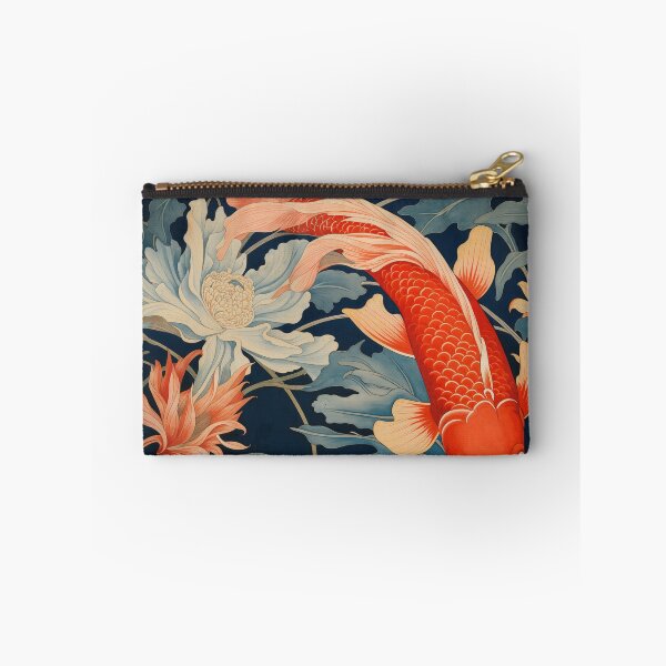 Item preview, William Morris Koi Fish Botanical designed and sold by MidCenturyStore.