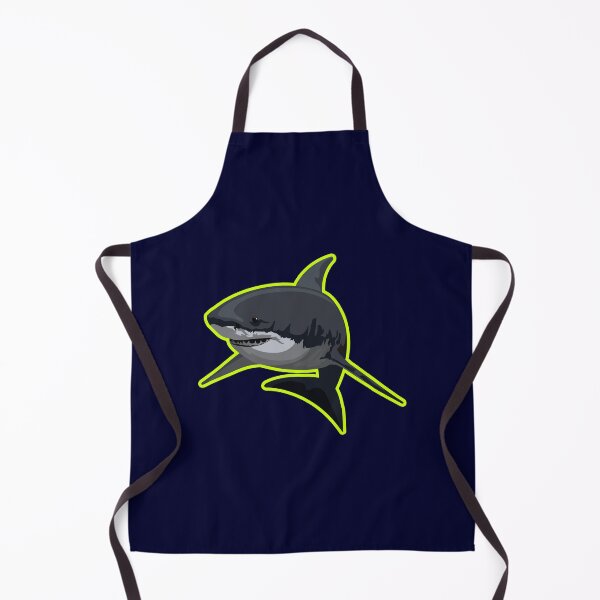 Item preview, White Shark with Neon Glow designed and sold by Mirsh-design.