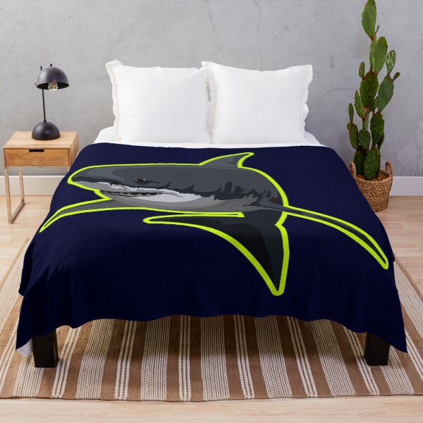 Item preview, White Shark with Neon Glow designed and sold by Mirsh-design.