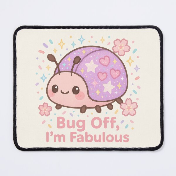 Item preview, Kawaii Affirmations - Glitterbug "I'm fabulous" designed and sold by Kampendesigns.
