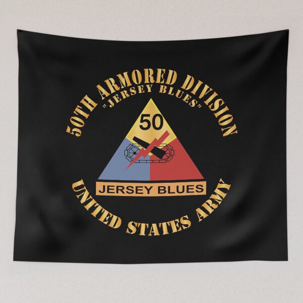 Item preview, Army - 50th Armored Division - SSI - Jersey Blues - Jersey Blues - US Army X 300 designed and sold by Military Insignia Products.