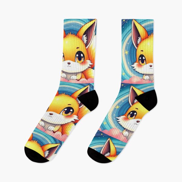 Item preview,  Eevee Animal Retro Art Print  designed and sold by Earth Nature Creations.