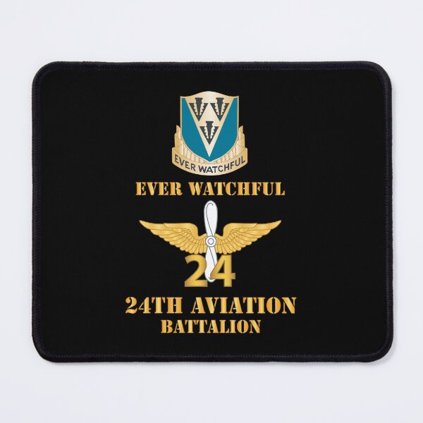 Item preview, Army - 24th Aviation Battalion - DUI - Ever Watchful w BR - 24 BN Number X 300 designed and sold by Military Insignia Products.