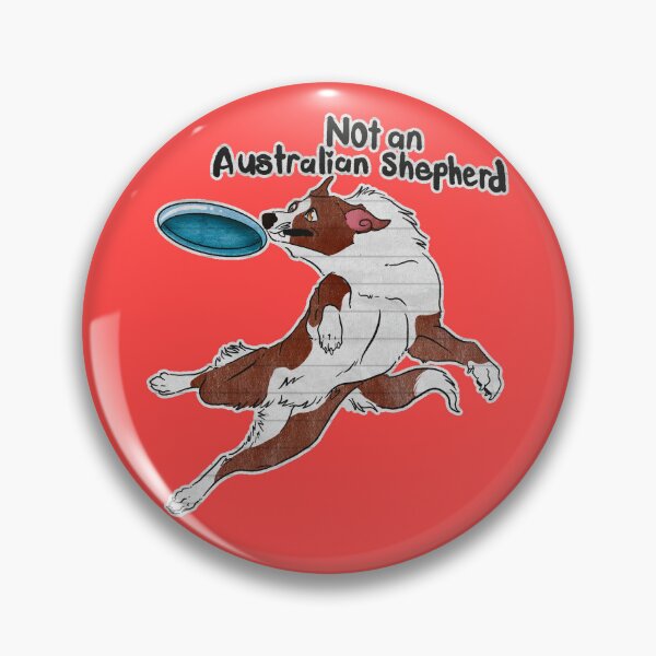 Item preview, No es un pastor australiano - Border Collie rojo designed and sold by Sparklepupfaeri.