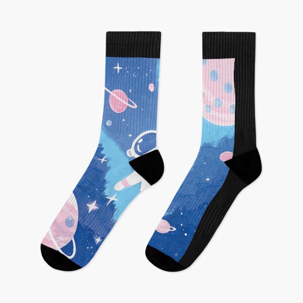 Item preview, Floating Astronaut: Cosmic Pastel Dreams designed and sold by Kayslab.