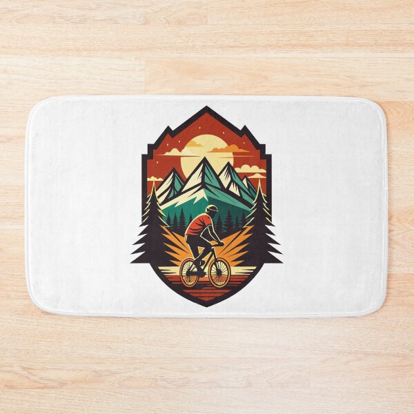 Item preview, Mountain Biking Adventure - Vintage Sunset Style designed and sold by travelesque.