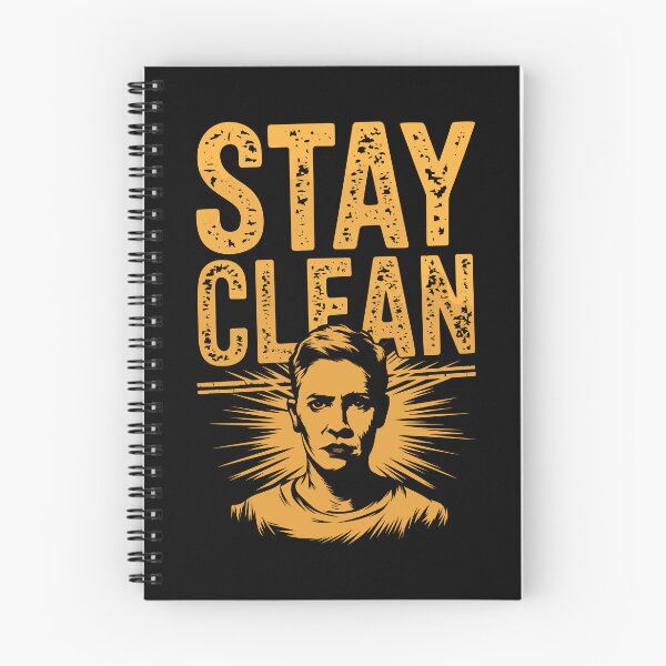 Item preview, Stay Clean Motivational Grunge Art designed and sold by Taans-Creation.