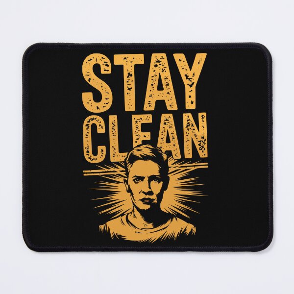 Item preview, Stay Clean Motivational Grunge Art designed and sold by Taans-Creation.