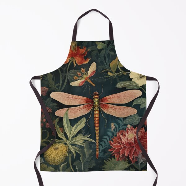 Item preview, William Morris Dragonfly and Garden Flowers designed and sold by MidCenturyStore.