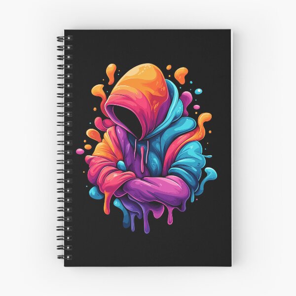 Item preview, Neon Hooded Phantom - Mysterious Urban Street Art designed and sold by Soraia Freire.