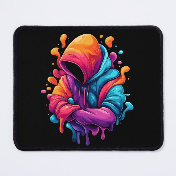 Item preview, Neon Hooded Phantom - Mysterious Urban Street Art designed and sold by Soraia Freire.