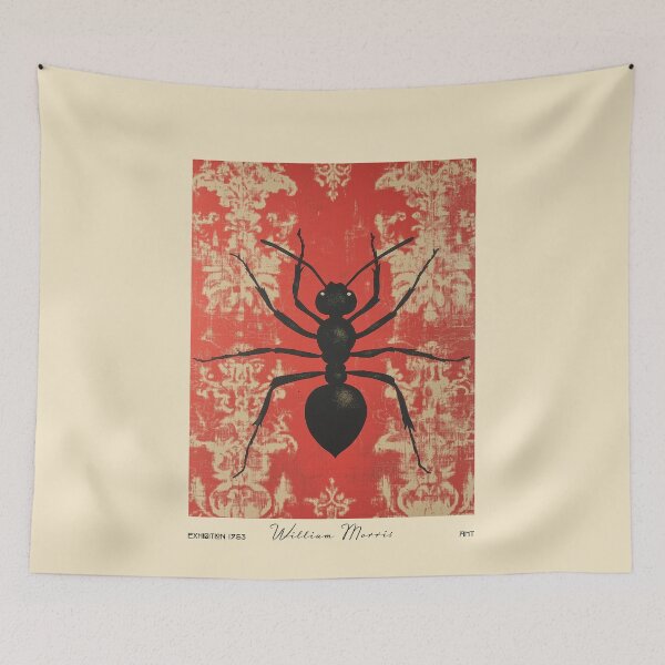 Item preview, William Morris Ant Insect Botanical designed and sold by MidCenturyStore.