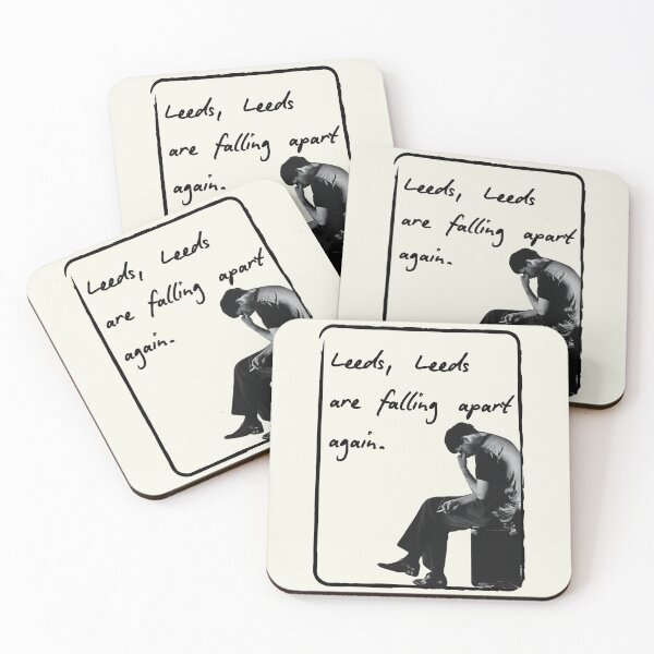 Item preview, Leeds Are Falling Apart Again Ian Curtis Ironic Print designed and sold by MarchingOnMerch.