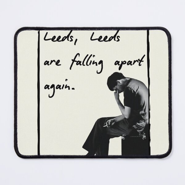 Item preview, Leeds Are Falling Apart Again Ian Curtis Ironic Print designed and sold by MarchingOnMerch.