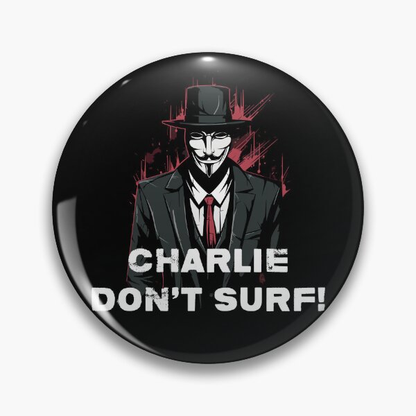 Item preview, Charlie Don’t Surf – Anonymous Rebel Aesthetic designed and sold by TheSoloStyle.