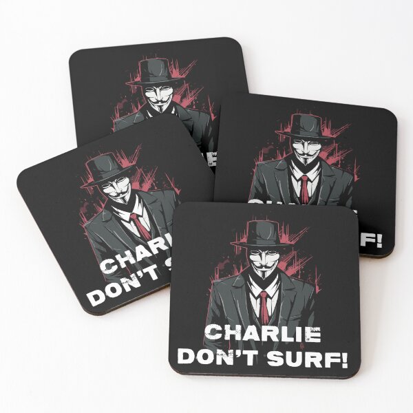 Item preview, Charlie Don’t Surf – Anonymous Rebel Aesthetic designed and sold by TheSoloStyle.