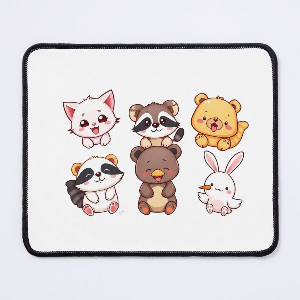 Item preview, Cute Animal Art - Sticker Set designed and sold by Earth Nature Creations.