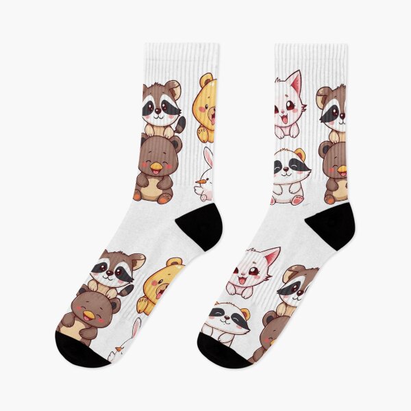 Item preview, Cute Animal Art - Sticker Set designed and sold by Earth Nature Creations.