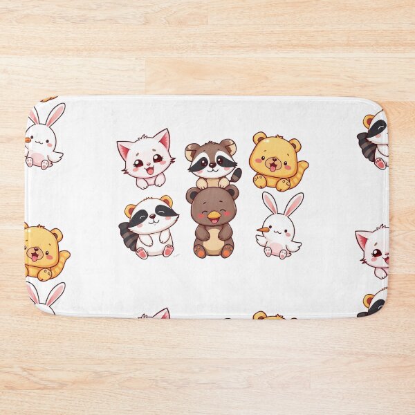 Item preview, Cute Animal Art - Sticker Set designed and sold by Earth Nature Creations.