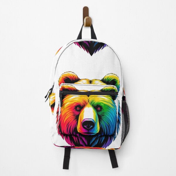 Item preview, Bear Rainbow Colorful Pop Art designed and sold by Grypis.